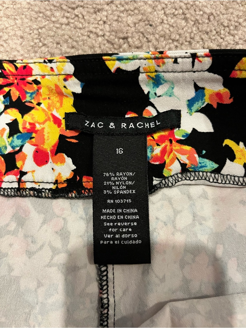 Zac & Rachel Floral Skort - Picture 5 of 6